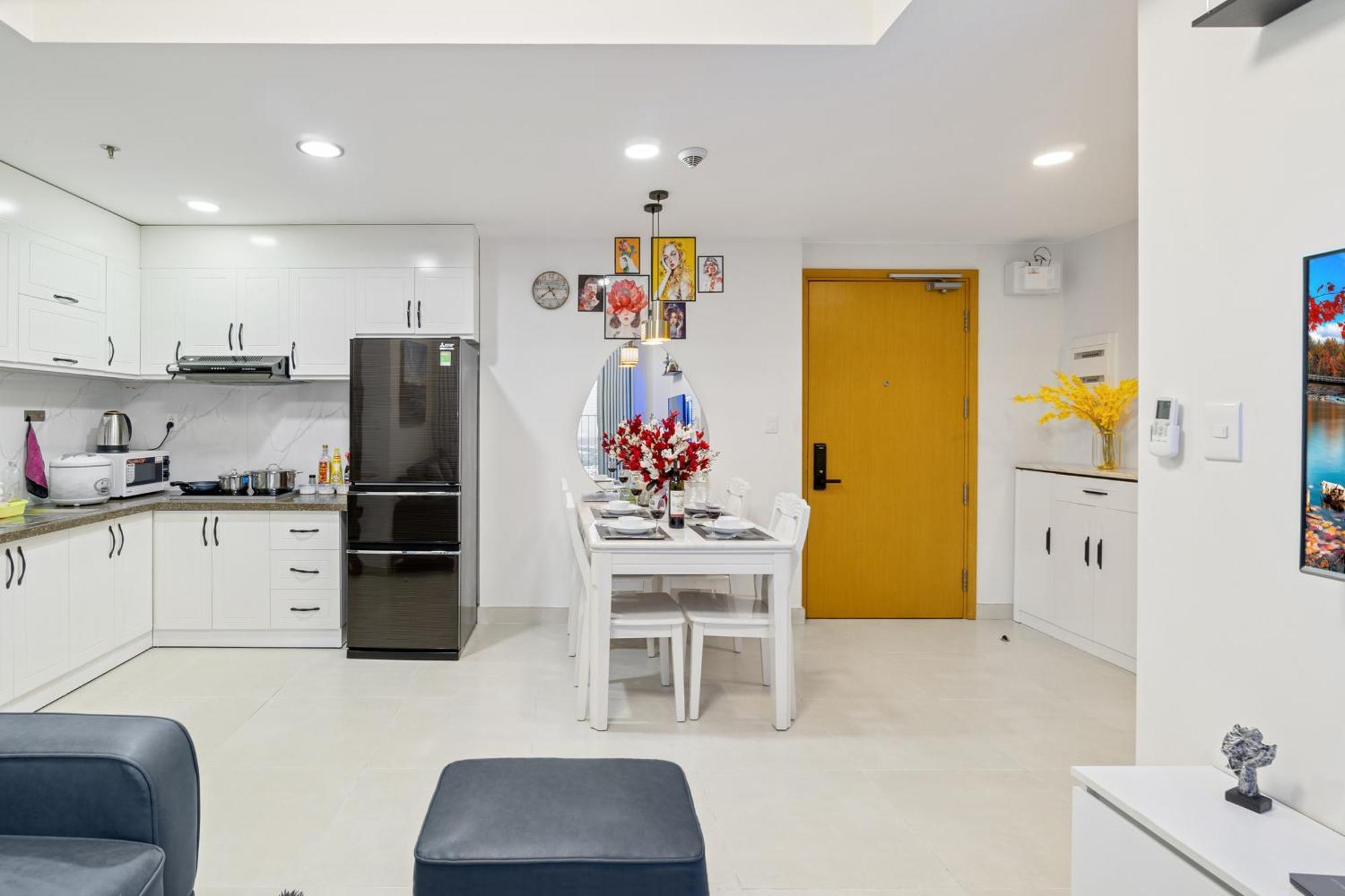 Cozy 2 Bedrooms Condo In T1 Masteri Thao Dien, Fully Furnished With Full Amenities مدينة هوشي منه المظهر الخارجي الصورة