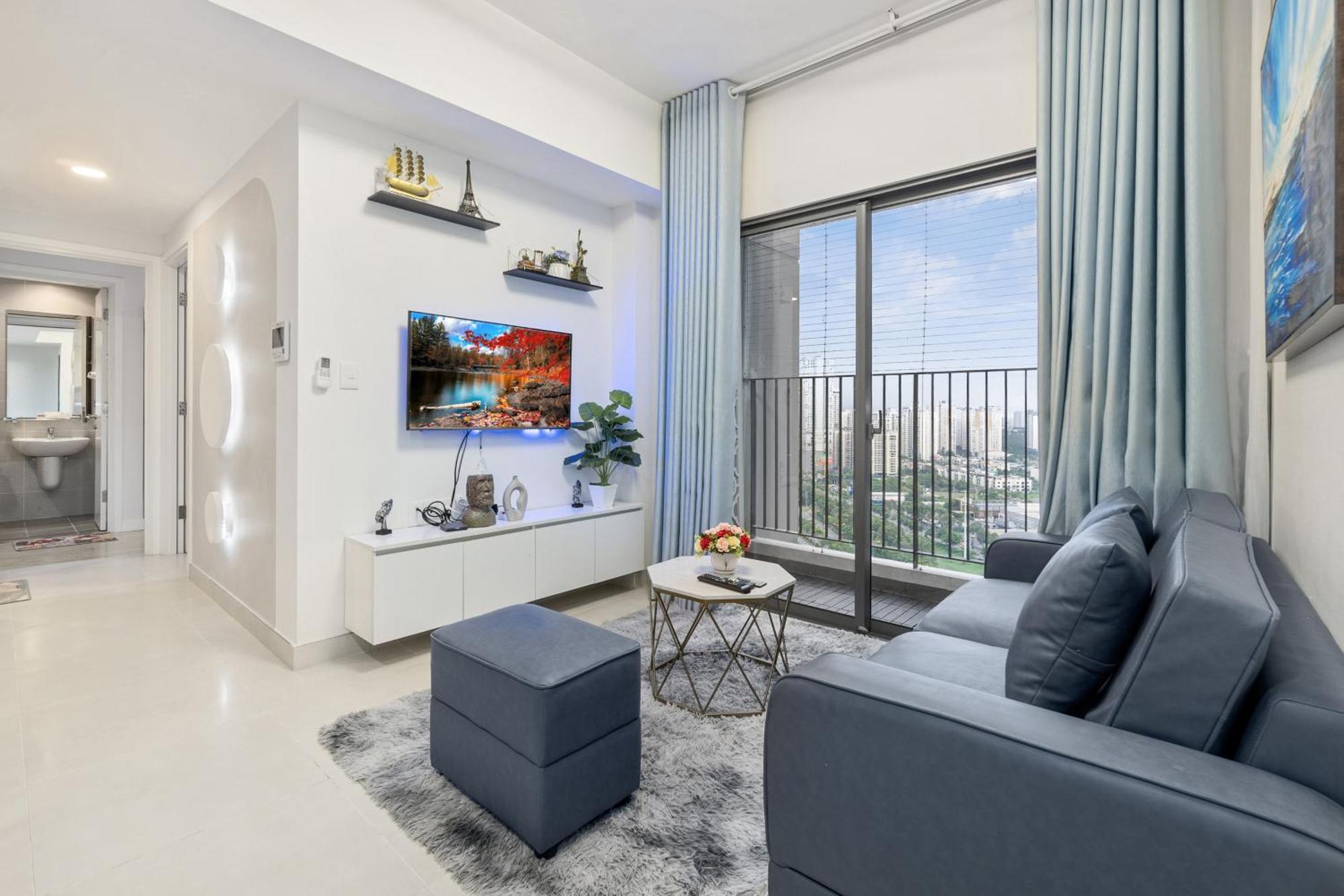 Cozy 2 Bedrooms Condo In T1 Masteri Thao Dien, Fully Furnished With Full Amenities مدينة هوشي منه المظهر الخارجي الصورة