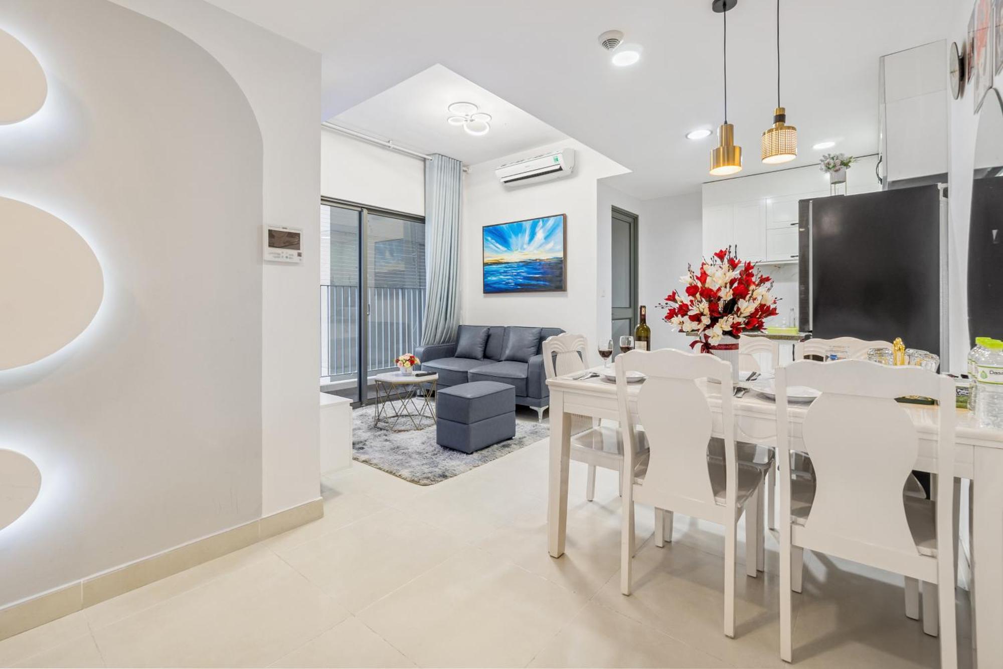Cozy 2 Bedrooms Condo In T1 Masteri Thao Dien, Fully Furnished With Full Amenities مدينة هوشي منه المظهر الخارجي الصورة